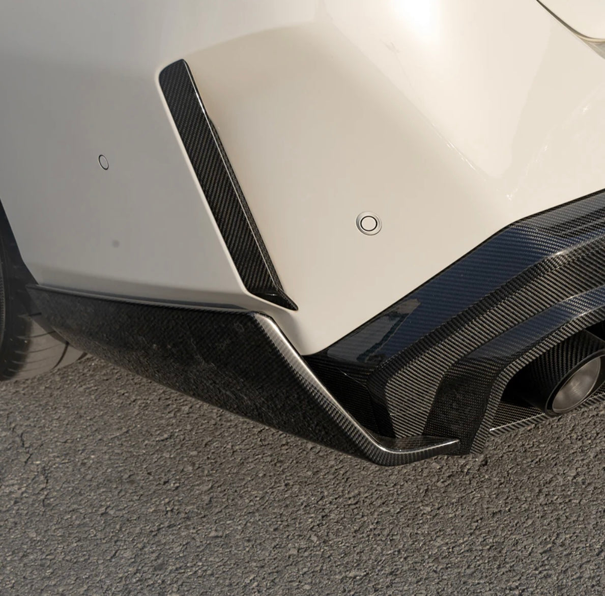 Carbon Fiber Reflective Strips Cover Trim passend für BMW M5 G90