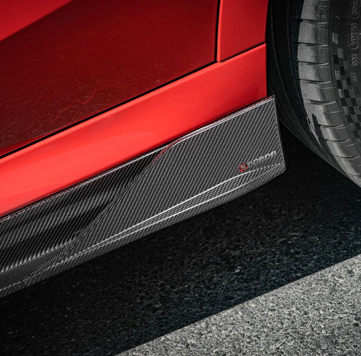Carbon Fiber Side Skirt passend für BMW X6M F96 LCI