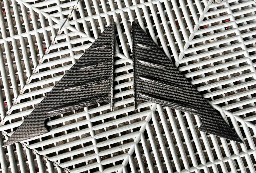 Carbon Fiber Window Triangle Mirror Side Trim passend für BMW G87