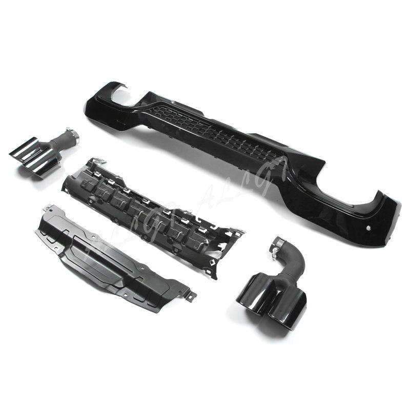 Diffuser with Exhaust Tips suitable for BMW X3 G01