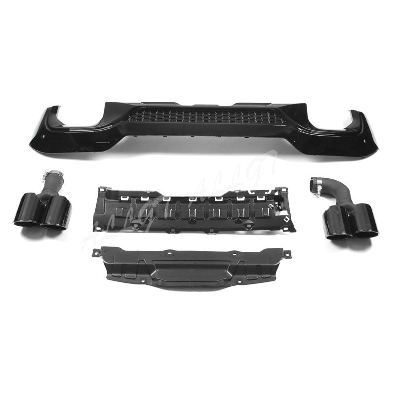 Diffuser with Exhaust Tips suitable for BMW X3 G01