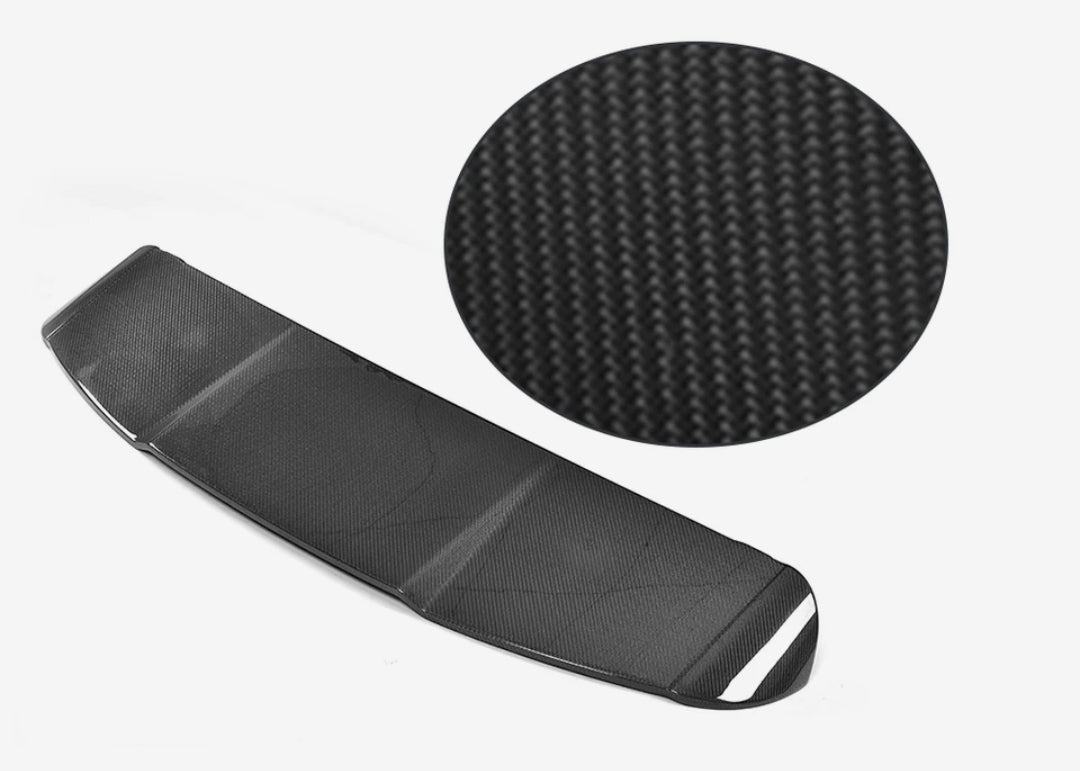Carbon Fiber Rear Spoiler Window Wing passend für Audi Q7 SQ7 SLINE SUV 4-Door