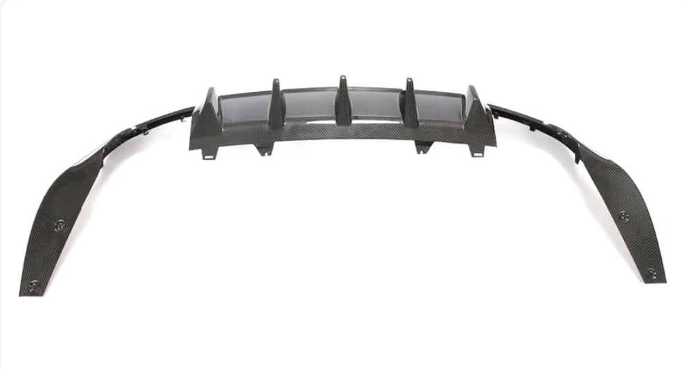 Carbon Fiber Rear Bumper Diffuser Lip Spoiler passend für Audi S5 B9.5