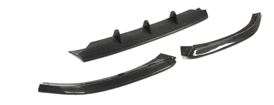 Carbon Fiber Front Bumper Lip Spoiler Apron Splitters passend für Audi A5 Sline S5 Sedan Coupe Convertible