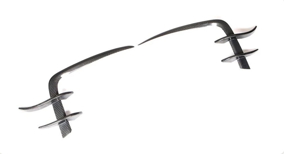 Carbon Fiber Car Front Bumper Candards Fog Grill Cover passend für Audi A5 B9 Sline S5