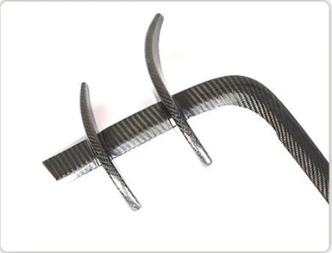 Carbon Fiber Car Front Bumper Candards Fog Grill Cover passend für Audi A5 B9 Sline S5