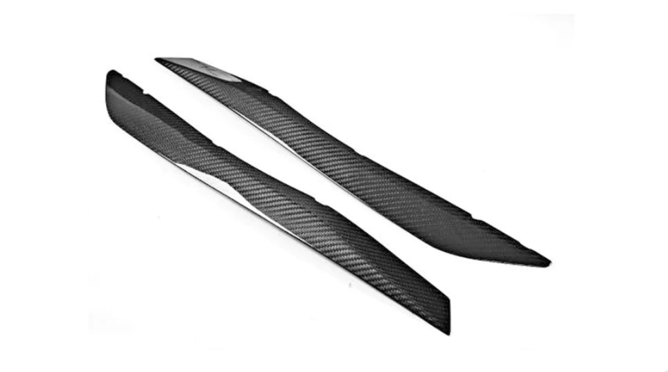 Carbon Fiber Car Front Headlight Eyebrows passend für Audi A5 S5 RS5 B9