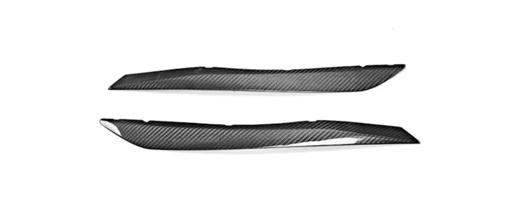 Carbon Fiber Car Front Headlight Eyebrows passend für Audi A5 S5 RS5 B9