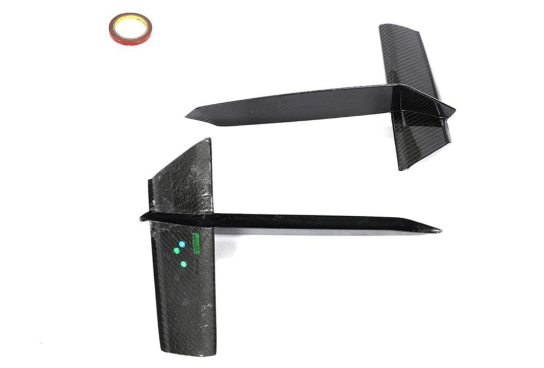 Carbon Fiber Front Splitters Canards passend für Audi RS7 Sportback Hatchback 4-Door