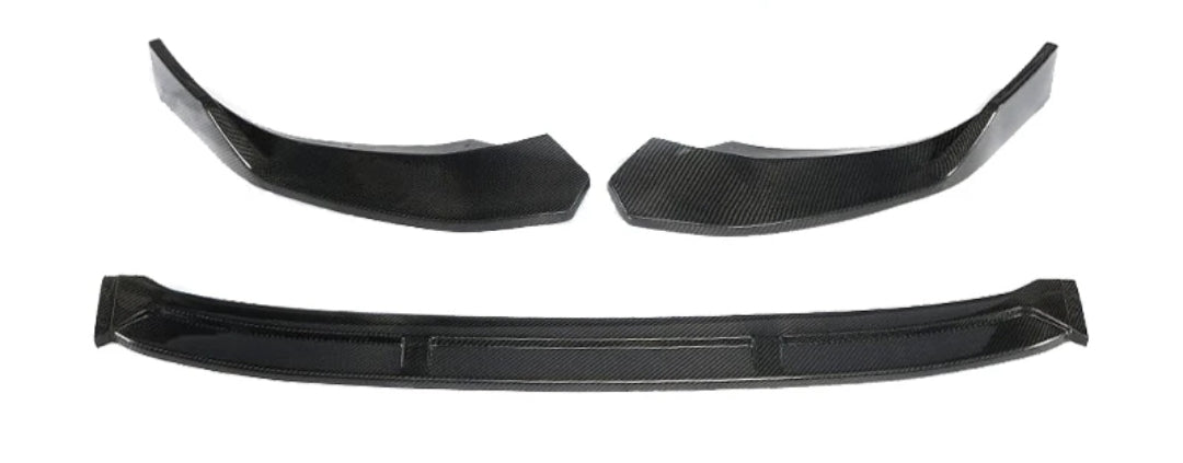 Carbon Fiber Front Bumper Spoiler passend für Audi A4 Sline S4 Sedan