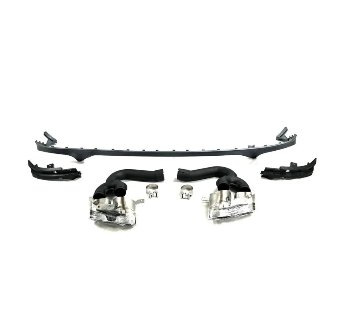 Carbon Fiber Car Rear Bumper Diffuser passend für Audi Q8