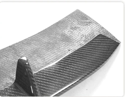 Carbon Fiber Car Front Bumper Spoiler Protector passend für Audi A4 B9 Sline S4 Sedan