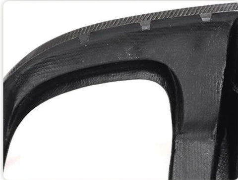 Carbon Fiber Car Rear Diffuser Spoiler passend für Audi S4 B8