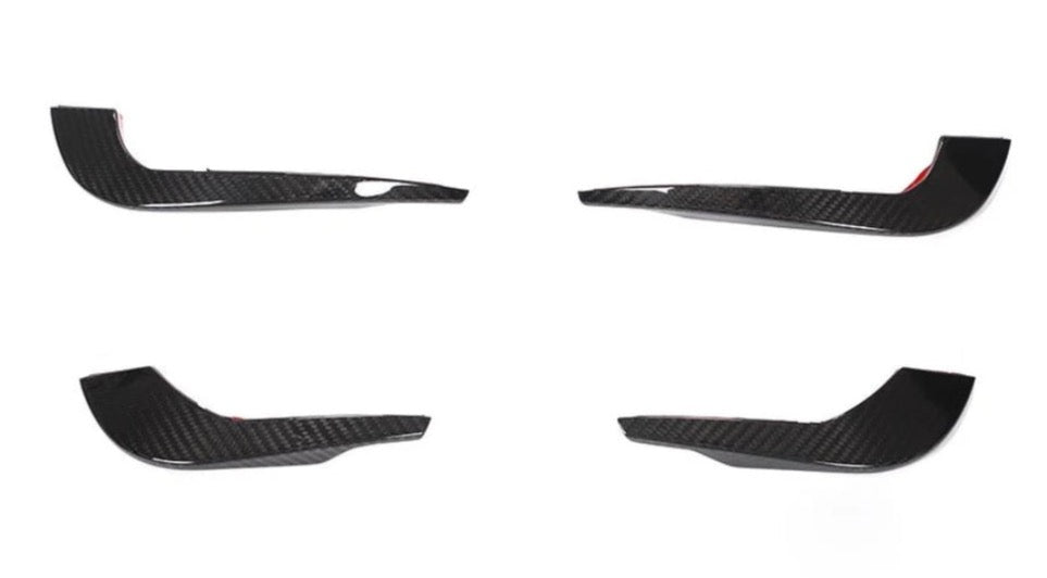 Carbon Fiber Front Bumper Winglets passend für Audi A4 Sline S4 B9