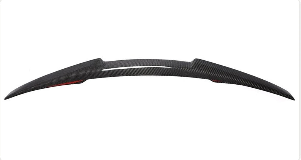 Carbon Fiber Car Rear Trunk Boot Lip Wing Spoiler passend für Audi A4 B8.5 A4 Sline