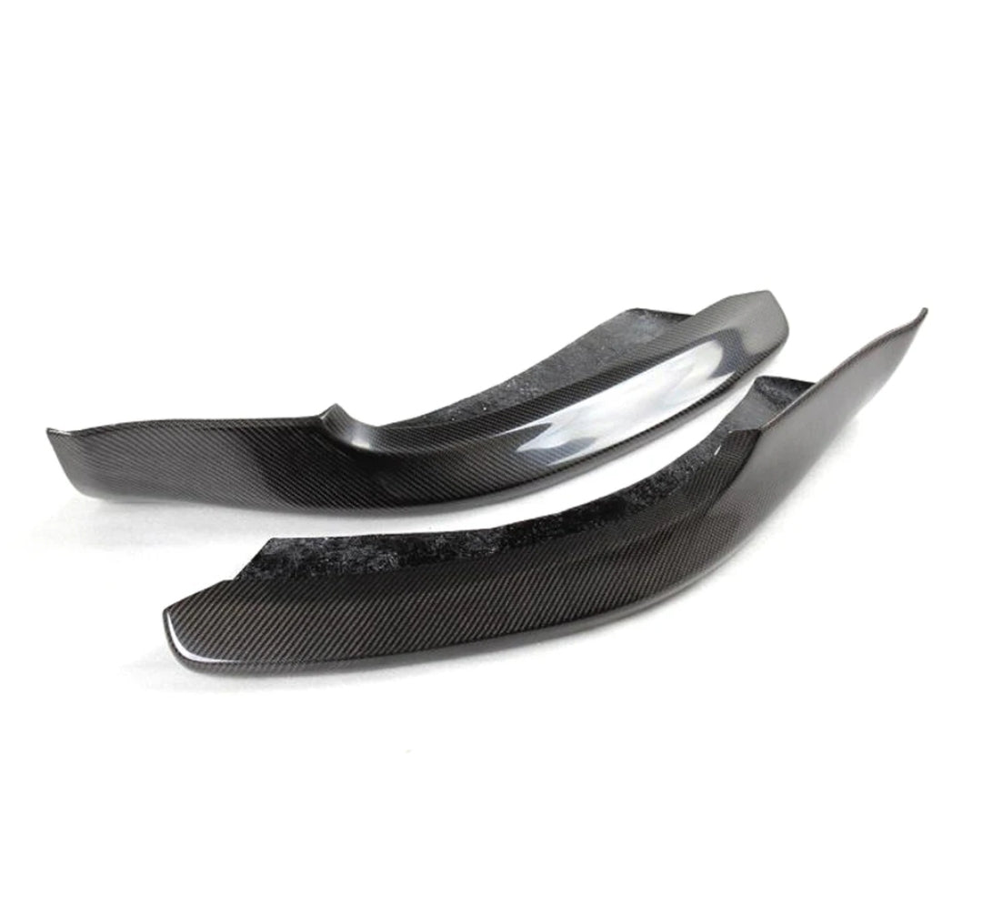 Carbon Fiber Front Bumper Side Aprons Cupwings passend für Audi A4 B7