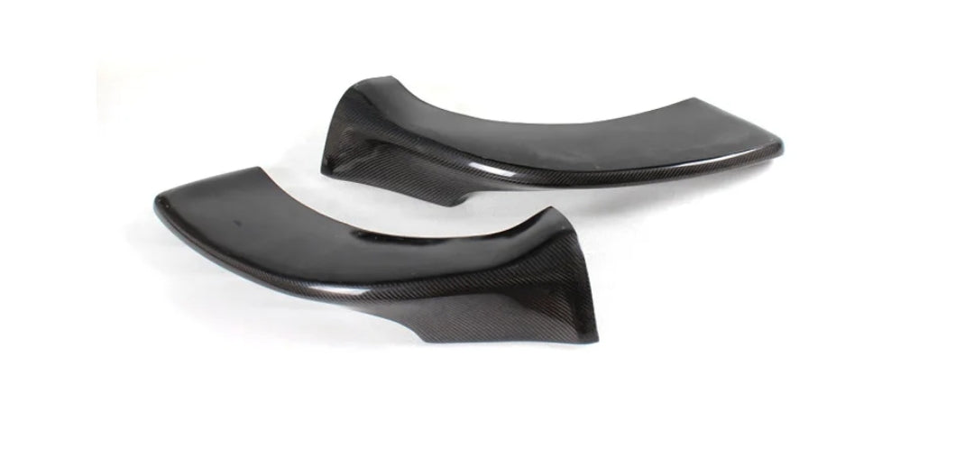 Carbon Fiber Front Bumper Side Aprons Cupwings passend für Audi A4 B7
