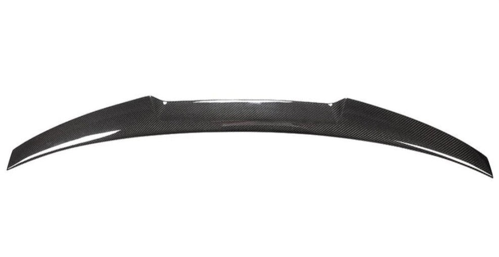 Carbon Fiber Car Rear Trunk Spoiler Boot Lip Wing passend für Audi A4 B9 Sline S4 Sedan