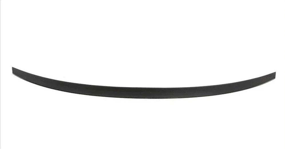 Carbon Fiber Rear Trunk Spoiler Boot Lip Wing passend für Audi A4 B9 Sline S4 Sedan