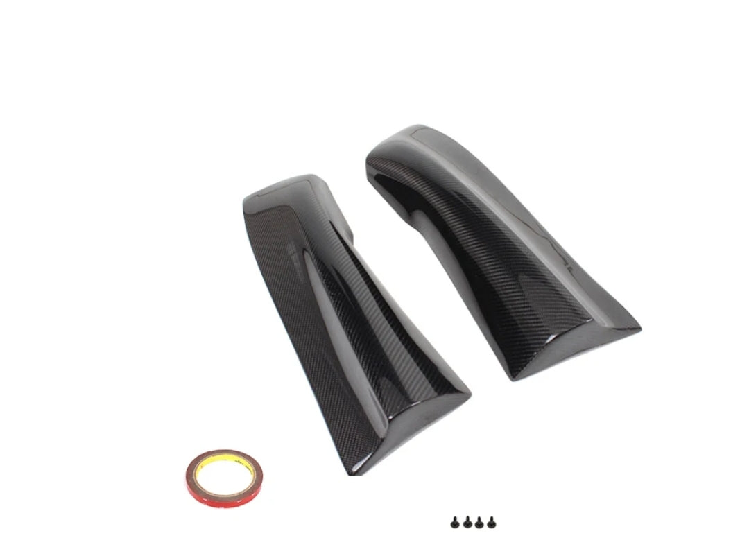 Carbon Fiber Car Rear Bumper Splitters Cupwing Winglets passend für Audi A4 B9 Sedan
