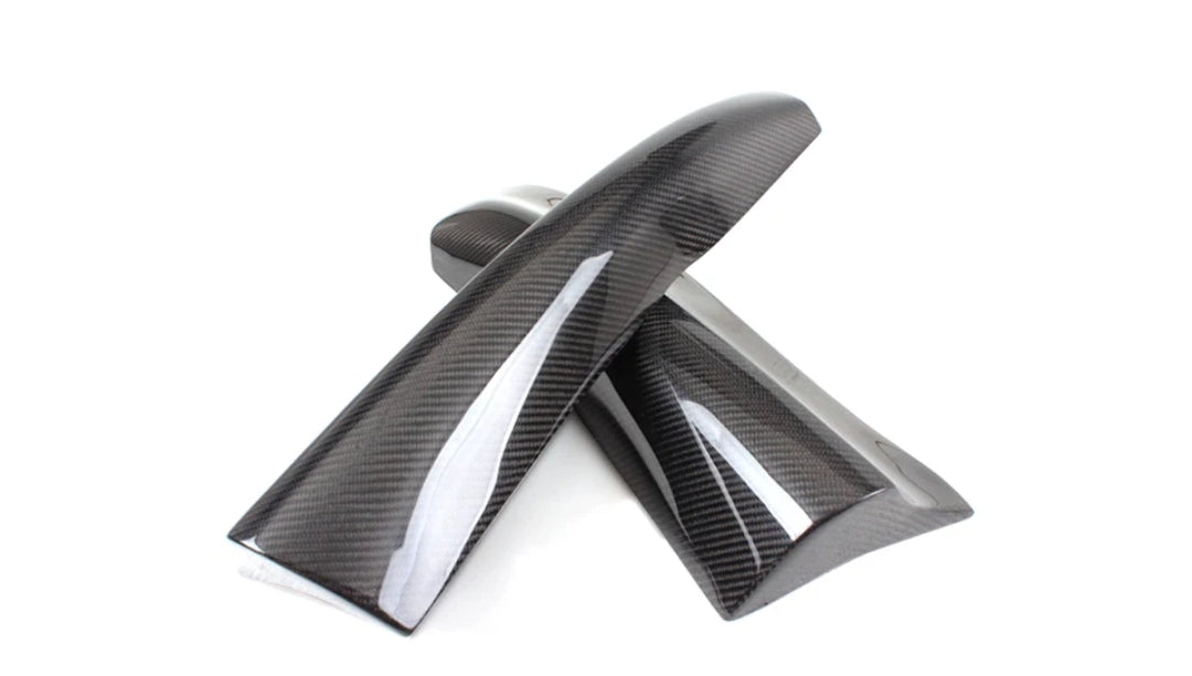 Carbon Fiber Car Rear Bumper Splitters Cupwing Winglets passend für Audi A4 B9 Sedan