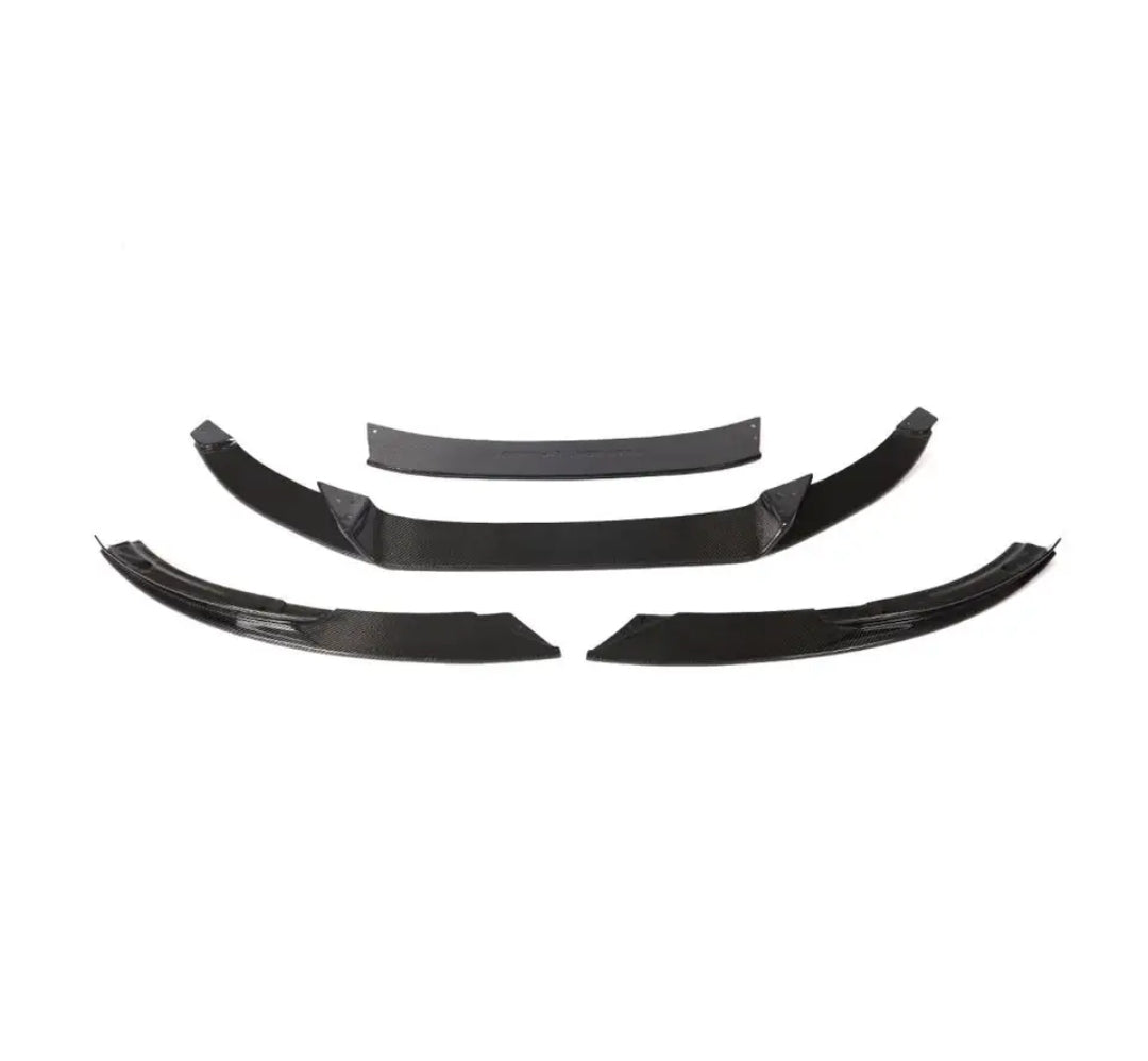 Carbon Fiber Front Lip Chin Spoiler passend für Audi R8 V8 V10 Coupe Convertible