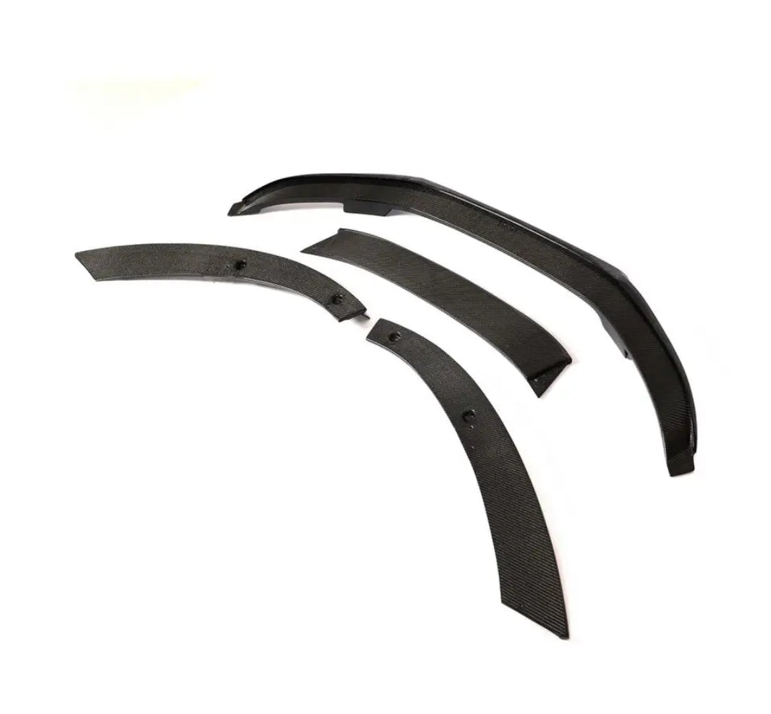 Carbon Fiber Front Lip Chin Spoiler passend für Audi R8 V8 V10 Coupe Convertible