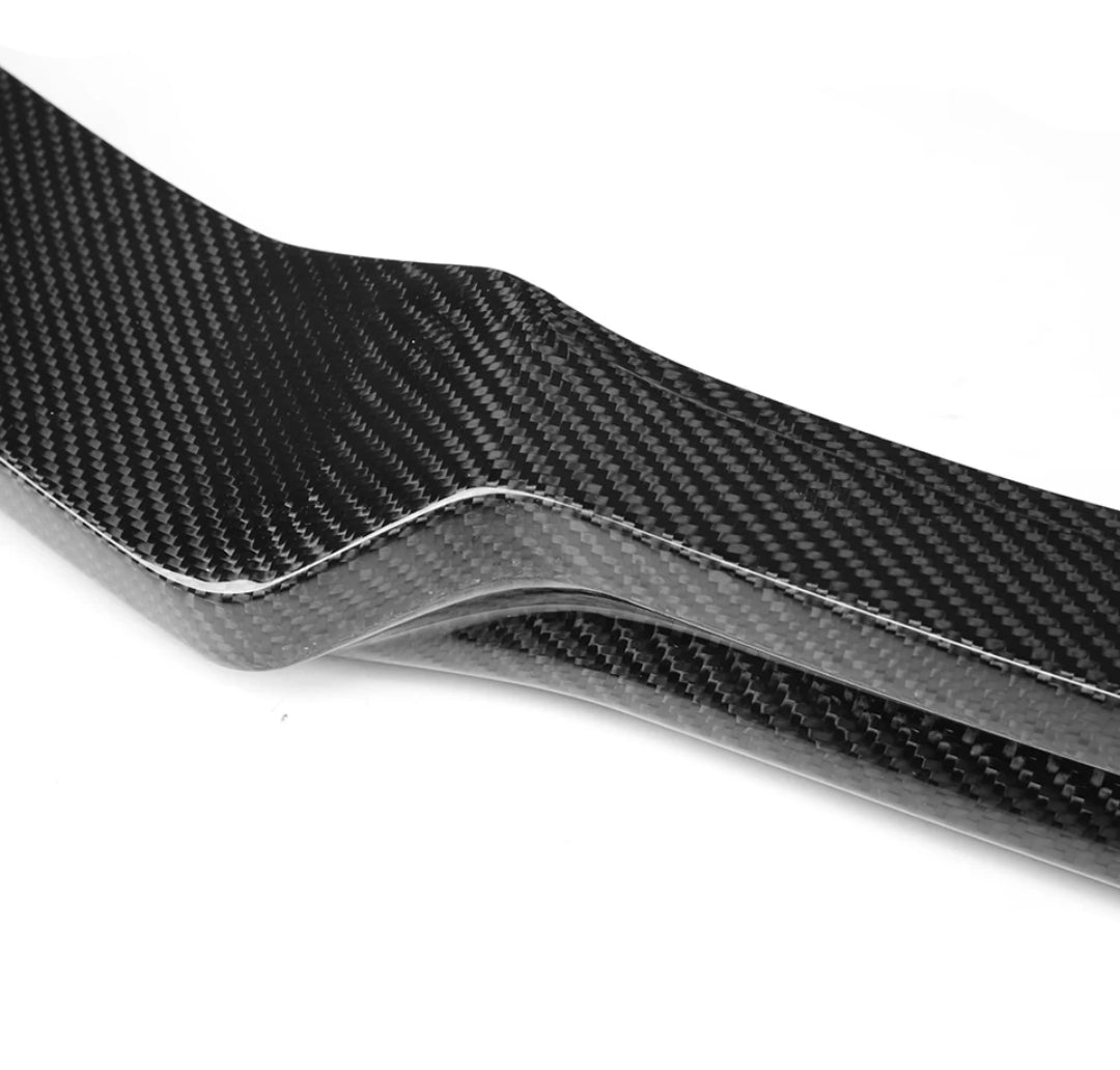 Carbon Fiber Front Bumper Splitters passend für Audi TT Coupe TTS