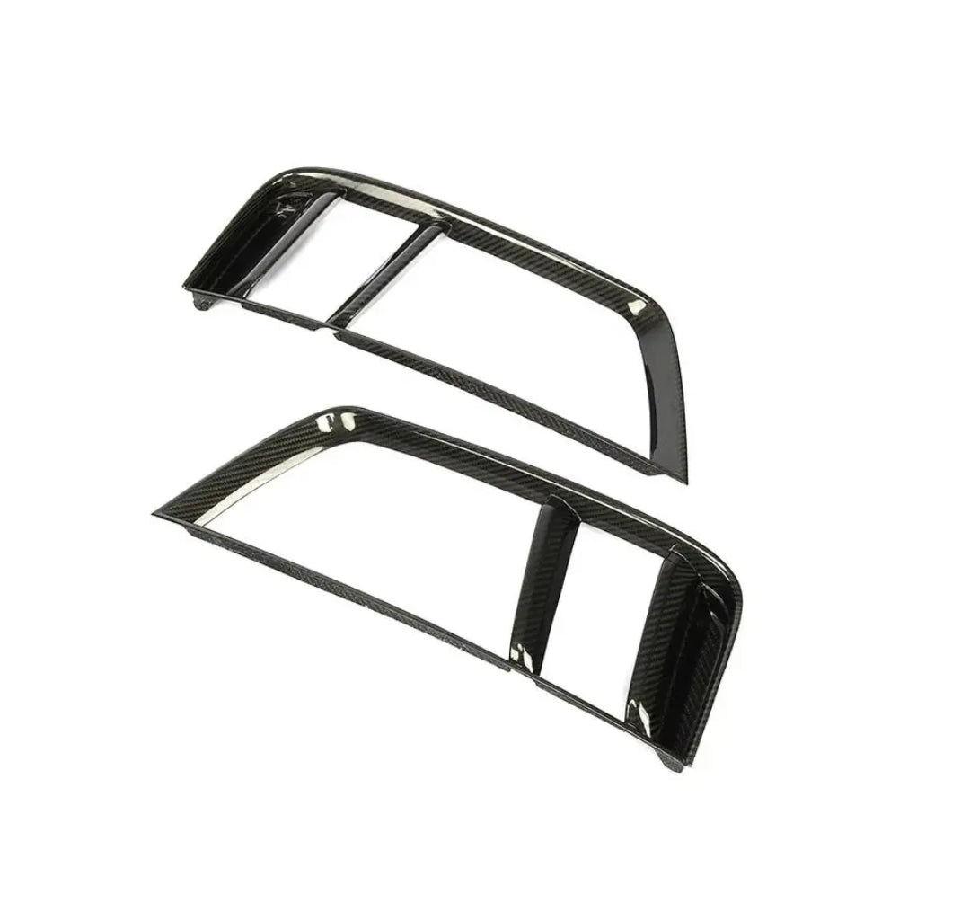 Carbon Fiber Car Rear Air Vent Cover Trims passend für Audi R8