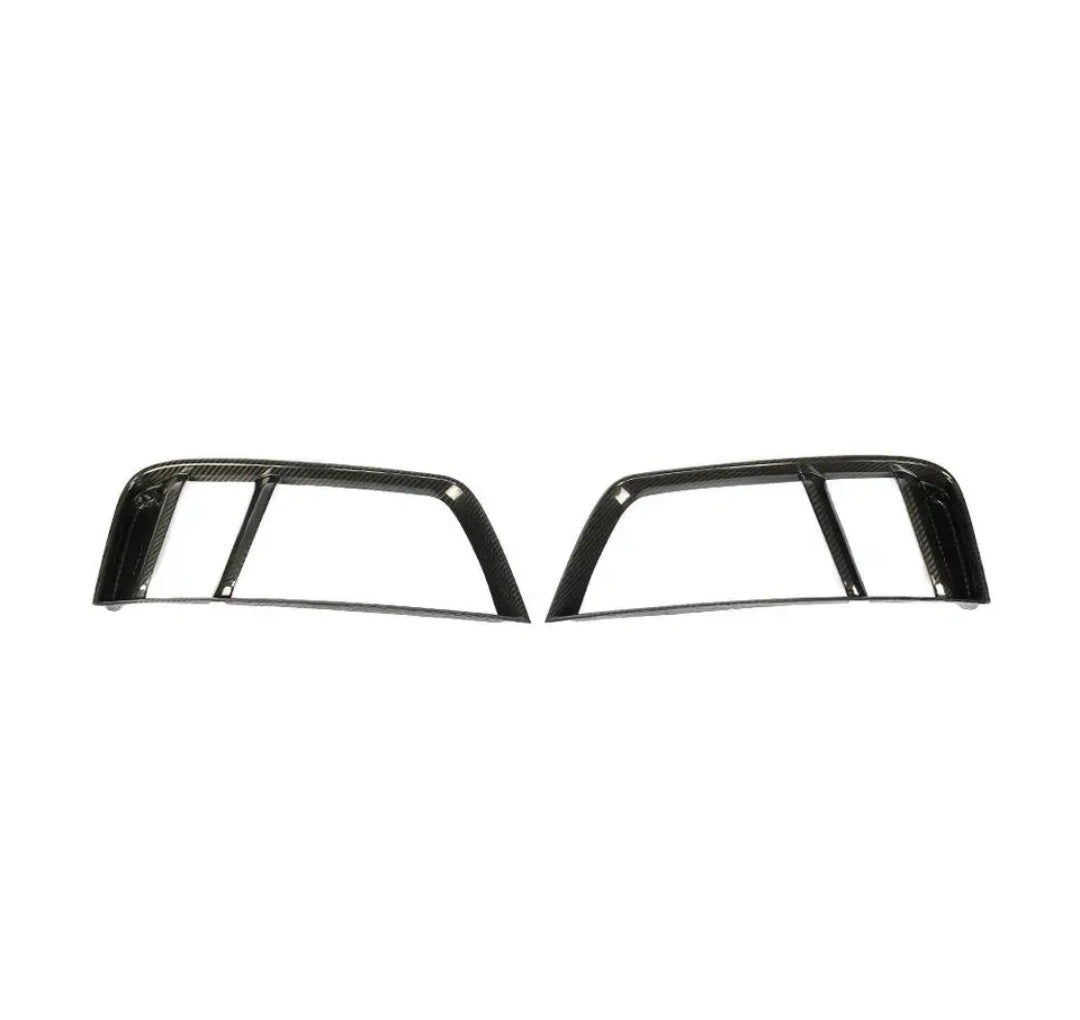 Carbon Fiber Car Rear Air Vent Cover Trims passend für Audi R8