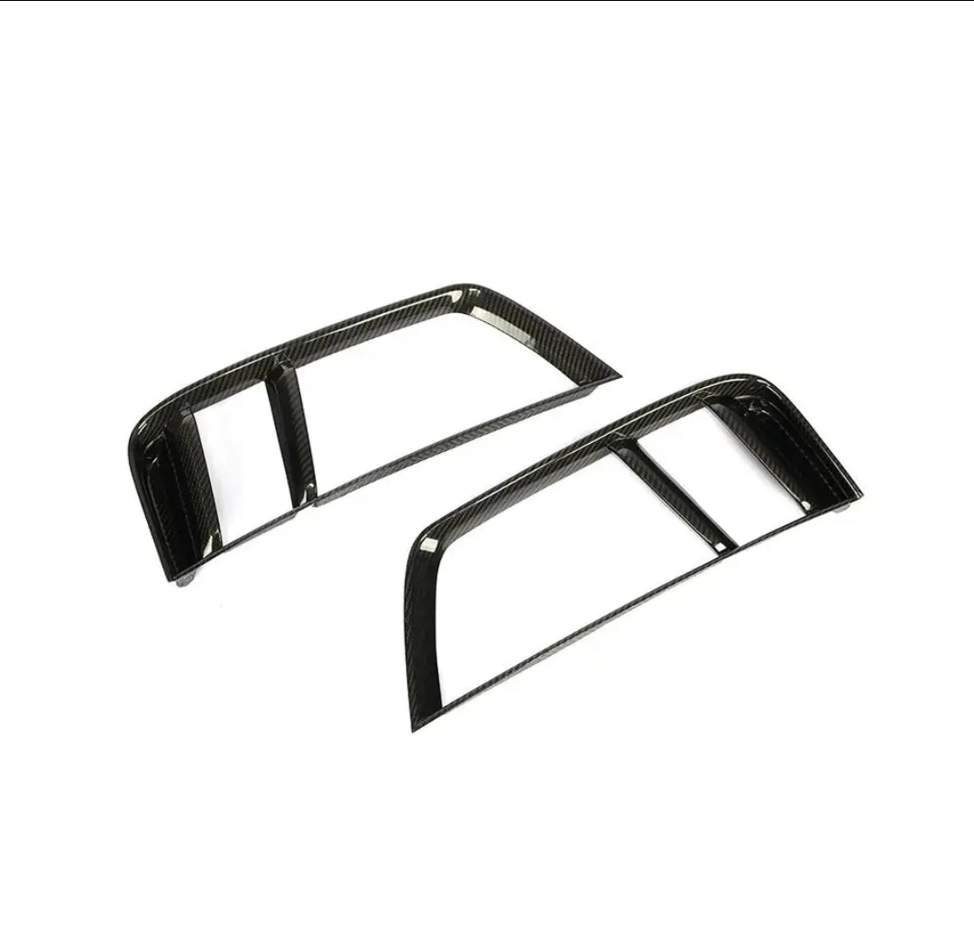 Carbon Fiber Car Rear Air Vent Cover Trims passend für Audi R8