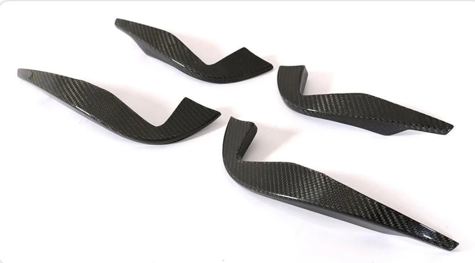 Carbon Fiber Car Front Bumper Canards passend für Audi TTRS MK3