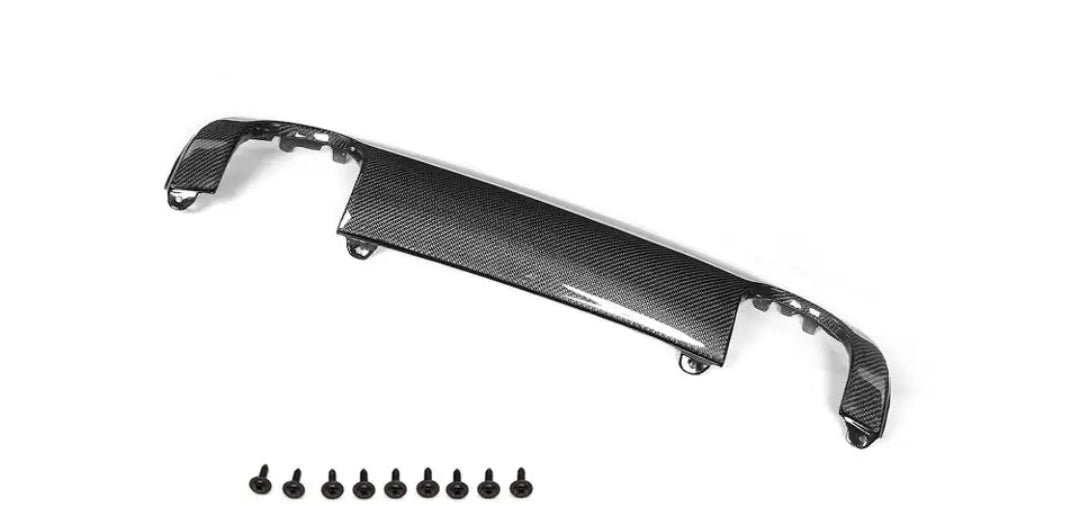 Carbon Fiber Rear Bumper Lip Diffuser passend für Audi TT 8N Sport Coupe Convertible 2-Door