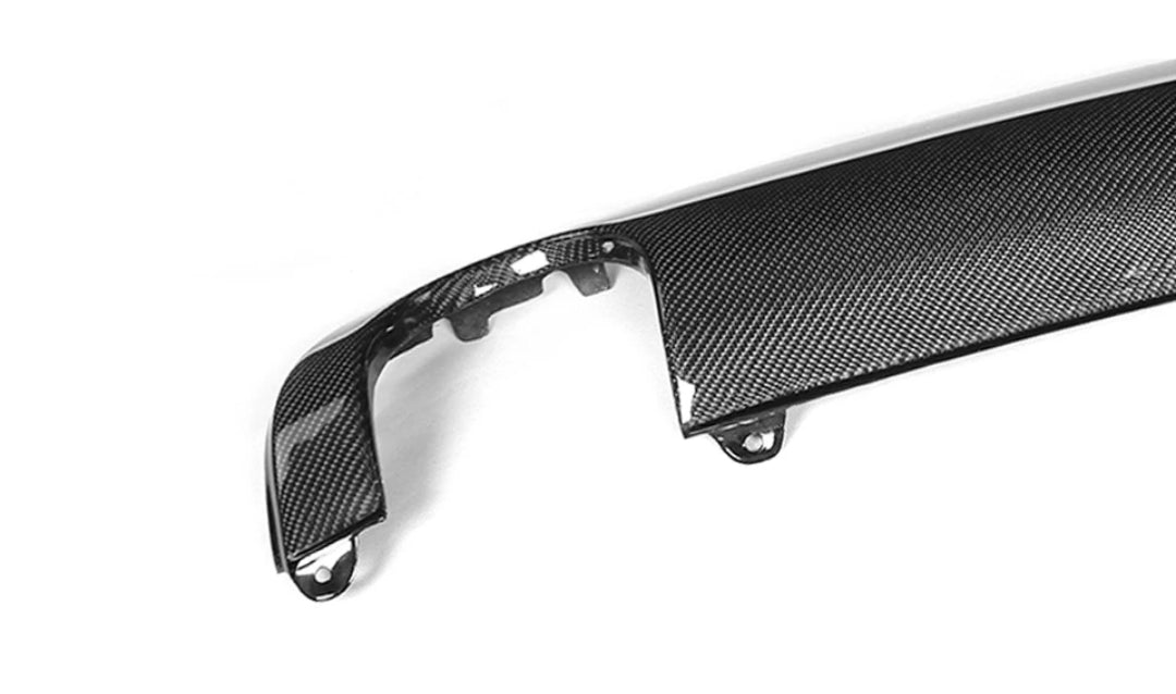 Carbon Fiber Rear Bumper Lip Diffuser passend für Audi TT 8N Sport Coupe Convertible 2-Door