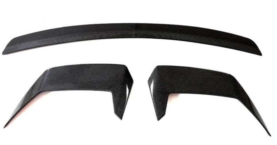 Carbon Fiber Car Rear Roof Spoiler Lip passend für Audi RSQ8 RS Q8