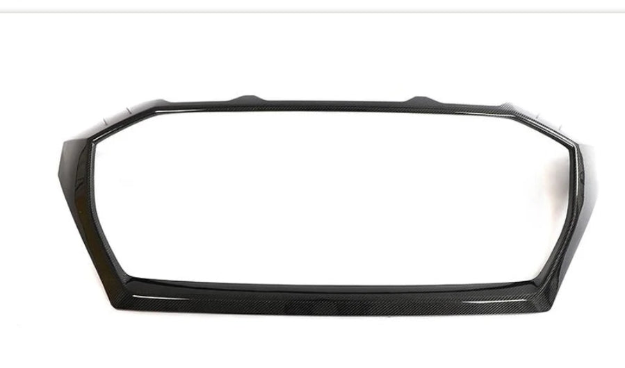 Carbon Fiber Car Grille Frame Cover passend für Audi RS Q8