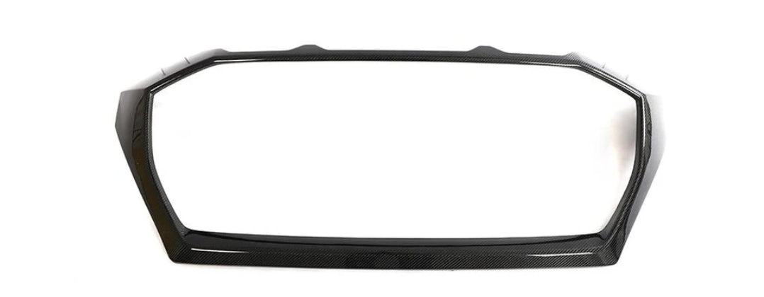 Carbon Fiber Car Grille Frame Cover passend für Audi RS Q8