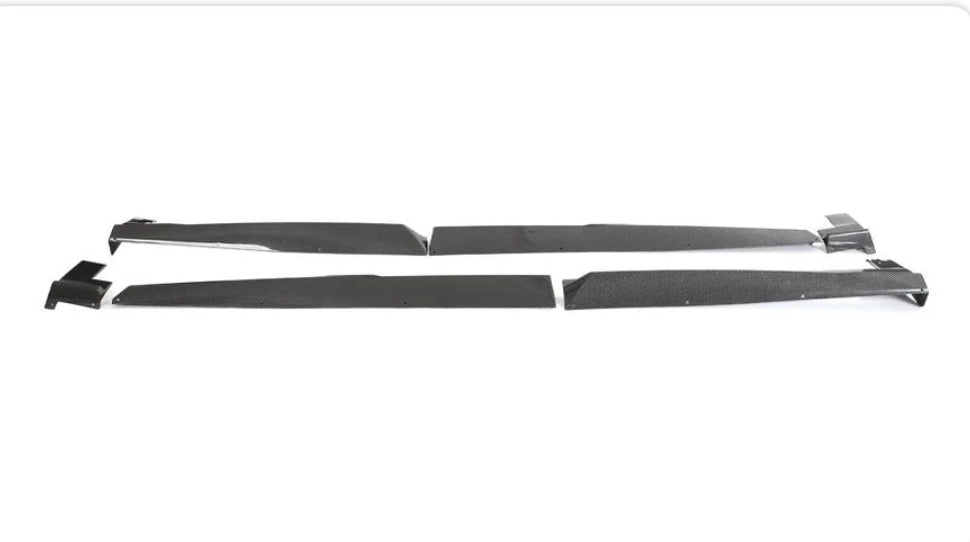 Carbon Fiber Car Side Bumper Skirts passend für Audi RSQ8