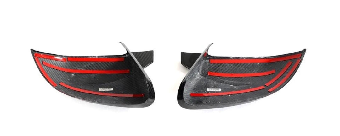 Carbon Fiber Mirror Cover Caps passend für Lamborghini Urus Audi Q8 SQ8 RSQ8