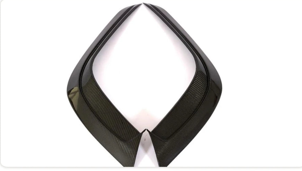 Carbon Fiber Car Front Bumper Fog Canards passend für Mercedes-Benz GLE Class C292 GLE63 AMG