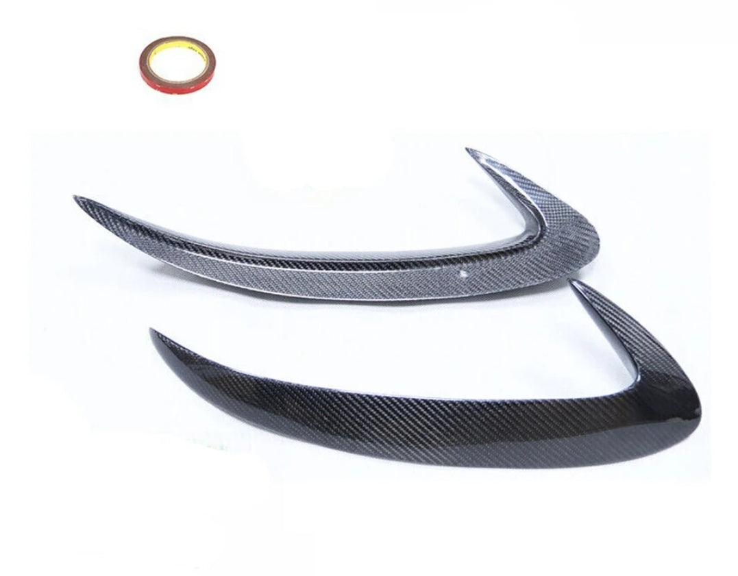 Carbon Fiber Car Rear Bumper Side Scoop Canards passend für Mercedes-Benz GLE Class C167 Coupe GLE450 GLE53 GLE63 AMG