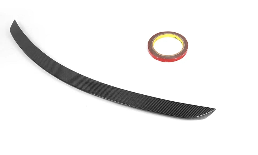 Carbon Fiber Car Rear Spoiler Trunk Boot Wing passend für Mercedes-Benz R172 SLK Class 200 250 300 350 SLK55 AMG Convertible