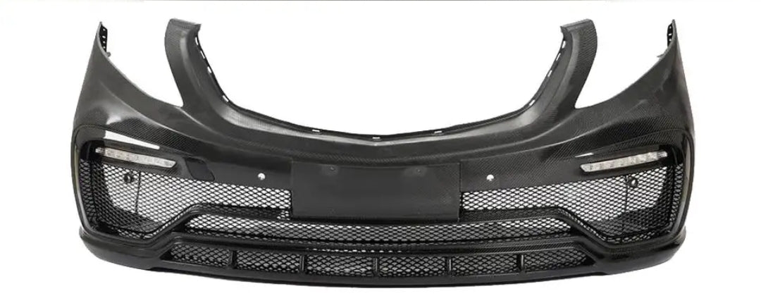 Carbon Fiber Car Front Bumper Rear Bumper Engine Hood Bonnet Cover passend für Mercedes-Benz V Class W447 V200 V220 V250