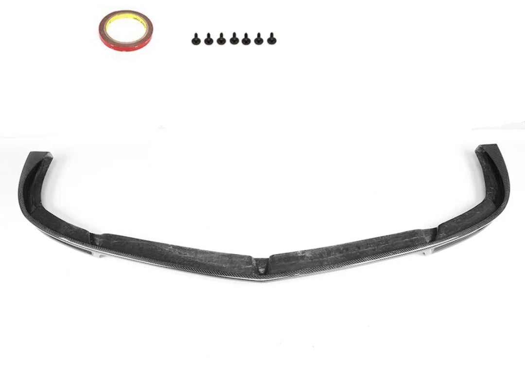 Carbon Fiber Car Front Bumper Lip Spoiler passend für Mercedes-Benz C Class W204 C204 AMG C63 Sedan Coupe