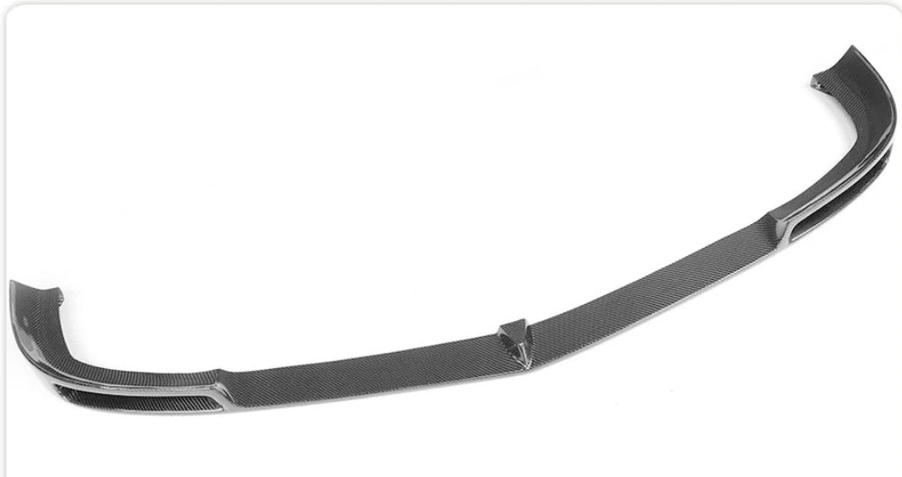 Carbon Fiber Car Front Bumper Lip Spoiler passend für Mercedes-Benz C Class W204 C204 AMG C63 Sedan Coupe