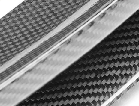 Carbon Fiber Car Front Bumper Lip Spoiler passend für Mercedes-Benz C Class W204 C204 AMG C63 Sedan Coupe