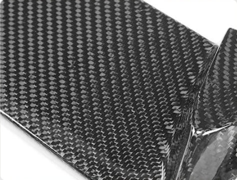 Carbon Fiber Car Front Bumper Lip Spoiler passend für Mercedes-Benz C Class W204 C204 AMG C63 Sedan Coupe