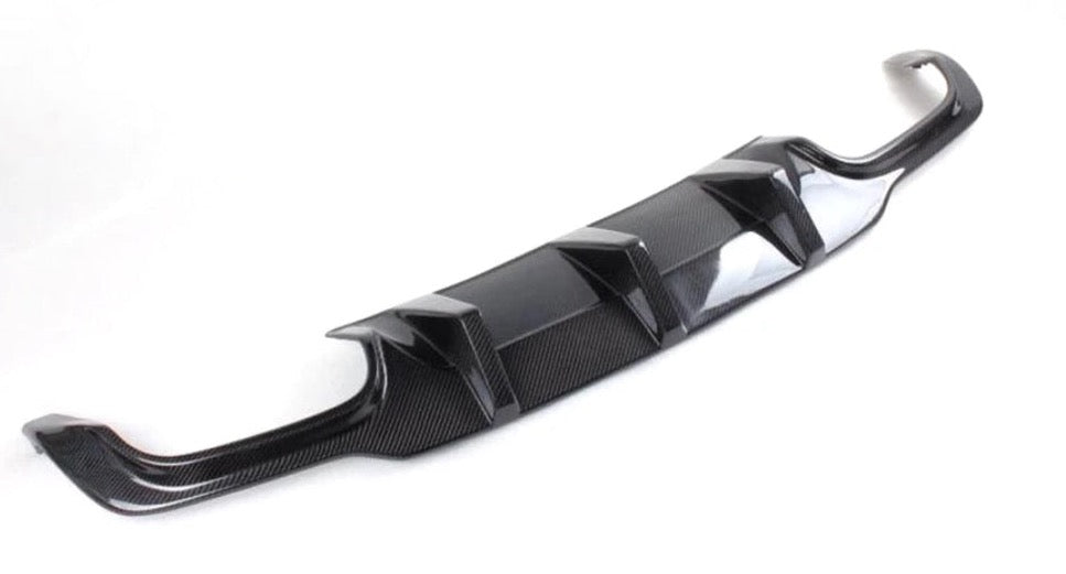 Carbon Fiber Car Rear Bumper Lip Diffuser passend für Mercedes-Benz W204 C63 AMG Sport