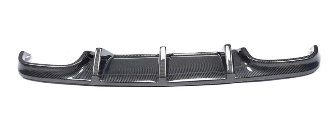 Carbon Fiber Car Rear Bumper Diffuser Lip Spoiler passend für Mercedes-Benz W204 C300 C63 AMG Sedan