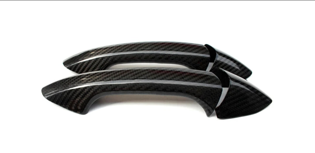 Carbon Fiber Car Door Handle Cover passend für Mercedes-Benz W204 W205 W207 W218 C63 E63 S63 AMG